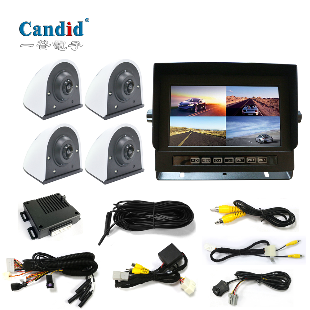 نظام مراقبة بزاوية 360 درجة للشاحنات