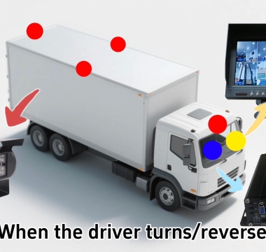 نظام مراقبة النقطة العمياء ثماني القنوات للمركبات