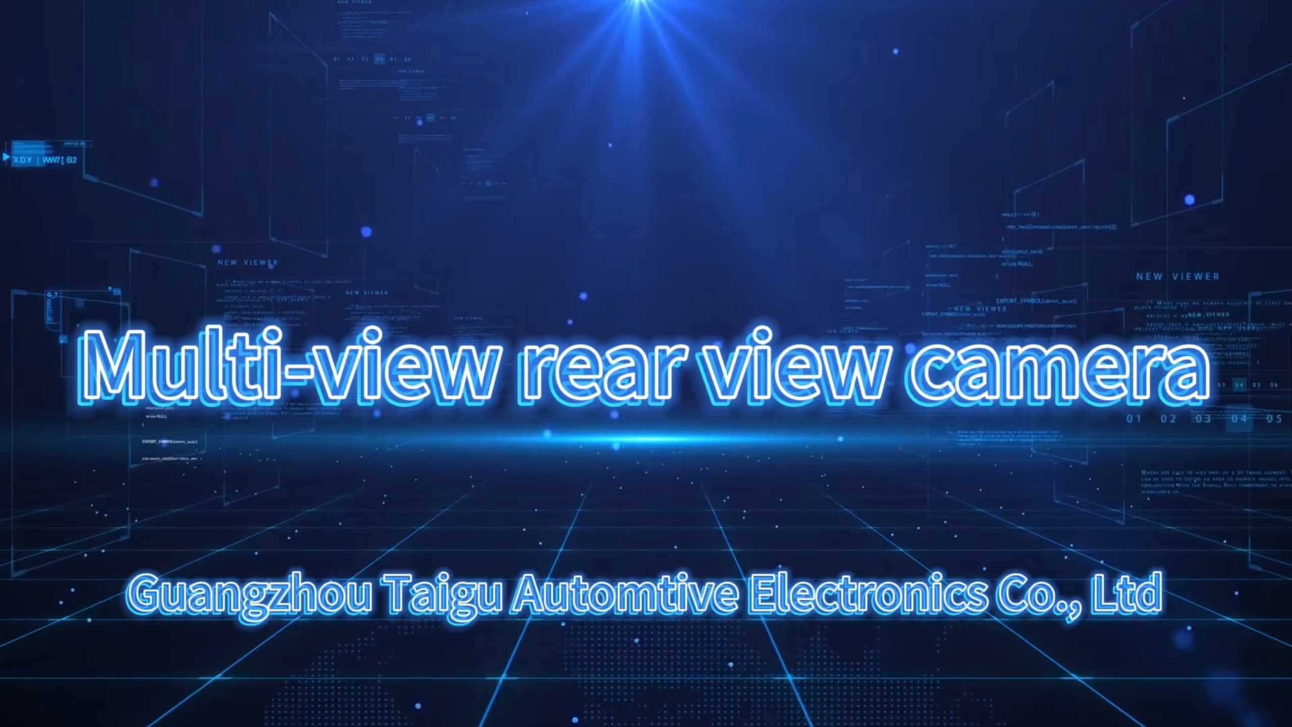 كاميرا الرؤية الخلفية متعددة المشاهد