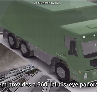 نظام الرؤية المحيطية بزاوية 360 درجة للشاحنات