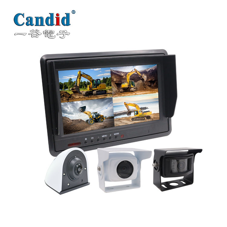 نظام مراقبة أربع قنوات للحفارة مقاس 9 بوصات