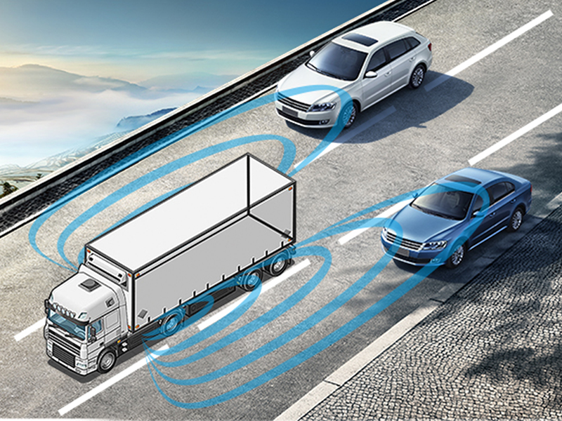 أنظمة الكشف المتقدم للرادار الميكروويفي 77G BSD
